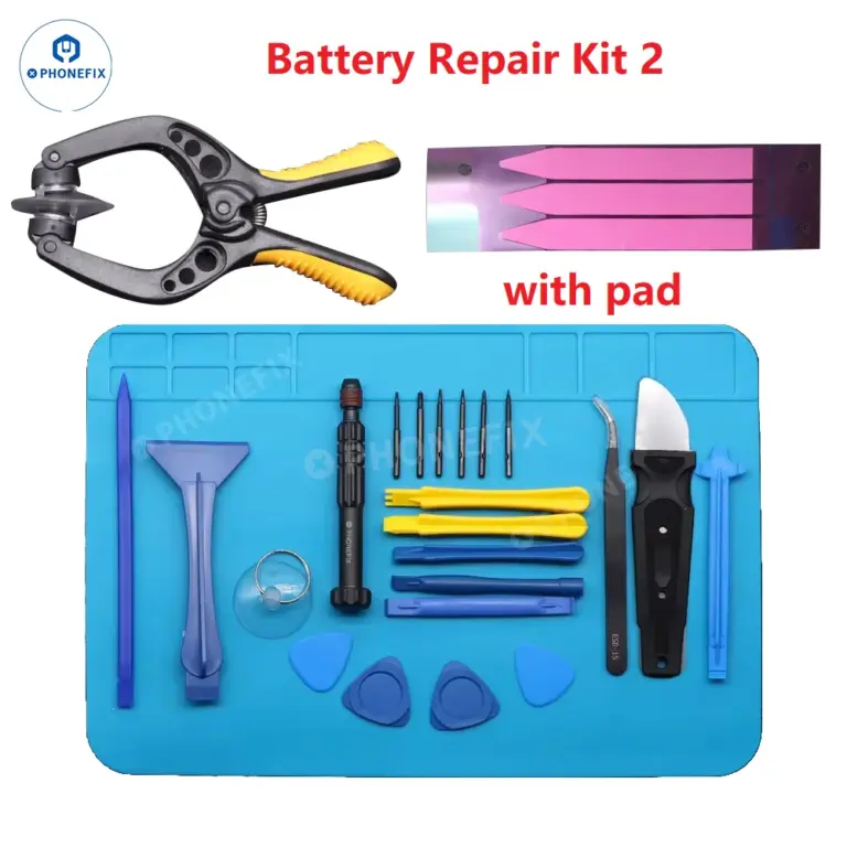 Professionelle Handy Bildschirm Öffnung Reparatur Set Schraubendreher Hebeln Saugnapf Isolierung Pad Zerlegen Werkzeuge Kit für iPhone