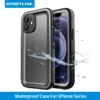 SPORTLINK Wasserdichte Hülle für iPhone 14 13 12 11 15 Pro XS Max SE 2. 3. 2022 X XR 5 7 8 Schwarze Abdeckung Tauchen Unterwasser Schwimmen