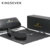 KINGSEVEN Mode Halbrahmen Sonnenbrille männer Outdoor Polarisierte UV400 Fahren Gläser Hohe Qualität Angeln Fahren Brillen