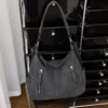 Designer Leder Weibliche Seite Taschen Retro Schulter Tasche für Frauen Handtasche Casual Damen Große Kapazität Einkaufstasche 3