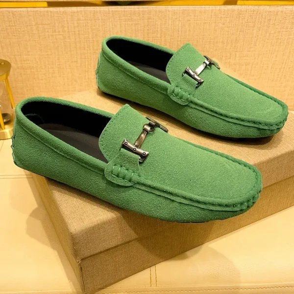 Maedef Wildleder Männer Freizeit schuhe faule Schuhe männlich atmungsaktive Slip-On Herren fahren flache Schuhe bequeme Boots schuh Slipper Mokassins 6