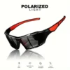 Modische Sport-Sonnenbrille, polarisiert, UV-Schutz, personalisierte Brille, runder Rahmen, Metall, Herren- und Damen-UV400-Brille 5