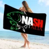 Nash Angelhandtuch, Mikrofaser-Strandtuch, saugfähig, schnell trocknend, weich, für Yoga, Schwimmresort, Bergsteigen 4