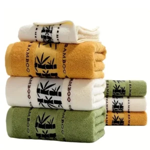 2er-Set Badezimmerhandtuch-Sets aus Bambusfaser, 34 x 74 cm, 70 x 140 cm, Haushalts-Badetuch-Sets für Handgesicht, Waschlappen, Toallas De Baño Diego
