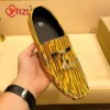 YRZL Männer Weiße Loafer Quaste Casual Luxus Männer Schuhe Handgemachte PU Leder Mokassins Licht Atmungsaktive Slip auf Boot Schuhe für Männer 2