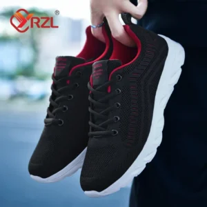 YRZL Laufschuhe für Herren, modisch, leicht, Turnschuhe, atmungsaktiv, Wanderschuhe, bequem, sportlich, Sportschuhe für Herren