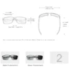 KINGSEVEN Mode Photochrome Sonnenbrille Männer Frauen Chameleon Polarisierte Pilot Sonnenbrille Anti-glare Fahren Brillen UV400 4
