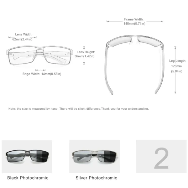 KINGSEVEN Mode Photochrome Sonnenbrille Männer Frauen Chameleon Polarisierte Pilot Sonnenbrille Anti-glare Fahren Brillen UV400 4