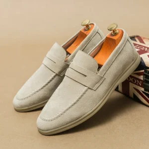 Slip-on Loafer für Männer Weiche Fahren Mokassins Hohe Qualität Wohnungen Männliche Wanderschuhe Wildleder Casual Loafer Sommer männer Schuh