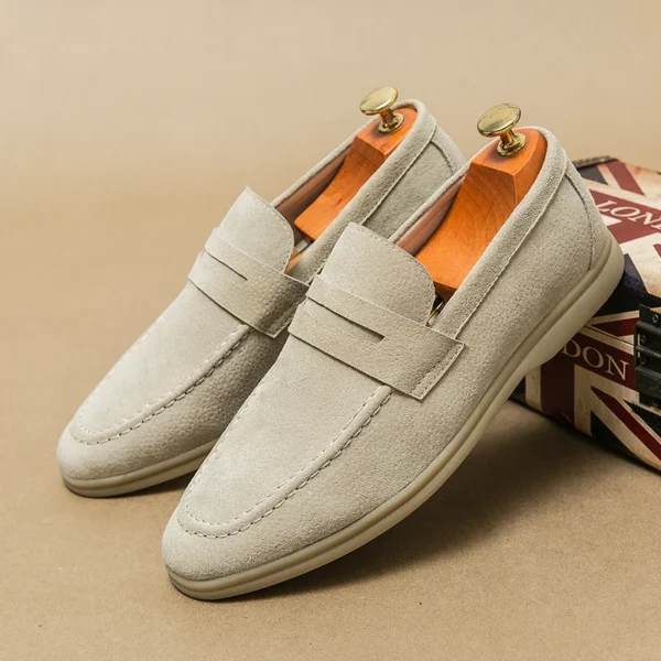 Slip-on Loafer für Männer Weiche Fahren Mokassins Hohe Qualität Wohnungen Männliche Wanderschuhe Wildleder Casual Loafer Sommer männer Schuh