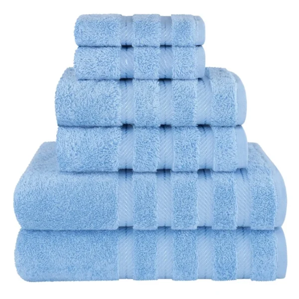 6 TEILE/SATZ Dicke Große Bad Handtuch Set Baumwolle Jacquard Gesicht Dusche Handtücher Weiche Luxus für Home Badezimmer Hotel Spa Erwachsene kinder 5