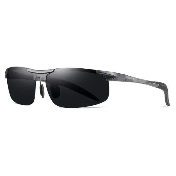 BARCUR Sport Klassische Design Aluminium Sonnenbrille Männer Frauen Polarisierte Anti-Reflektierende Photochrome Sonnenbrille UV400 4