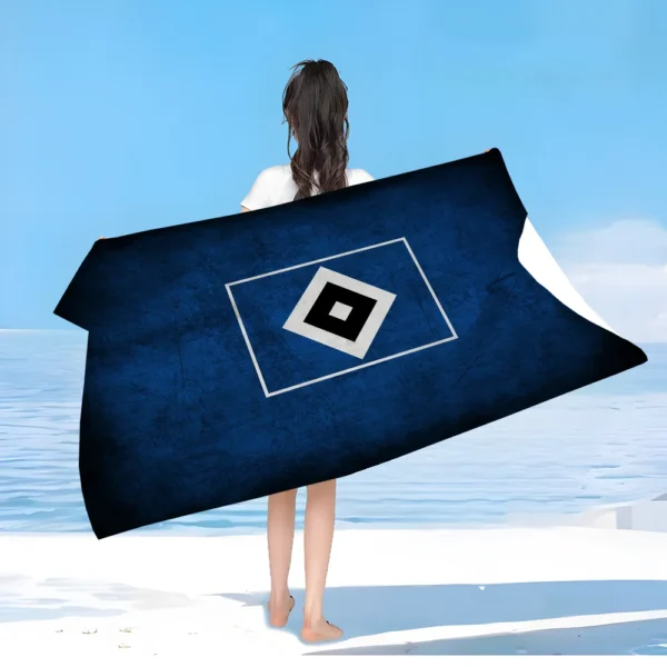 H-Hamburger SV Team Strandtuch für Kinder, personalisiertes Badetuch, Pooltuch, Urlaubsgeschenk, Picknicktuch, Party-Geschenk 3