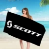Scott Bike Badetuch, Mikrofaser, weich, wasserabsorbierend, atmungsaktiv, für Mädchen und Kinder, dekoratives Cartoon-Strandtuch 5
