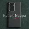 Langsidi Luxus Nappa Leder magnetische Handy hülle für Samsung S24 Ultra Galaxy S23 Ultra S24 plus Echt leder Magsafe Fundas