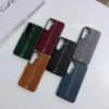 Magnetische Leder-Handyhülle für Samsung Galaxy S24 S25 Ultra S23 S24 Plus Magsafe Business Leder-Handyhülle Wireless Charging 6