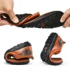 Handgefertigte Schuhe aus echtem Leder, Freizeitschuhe für Herren, flache Plateau-Wanderschuhe, Outdoor-Schuhe, Slipper, atmungsaktive Turnschuhe 2