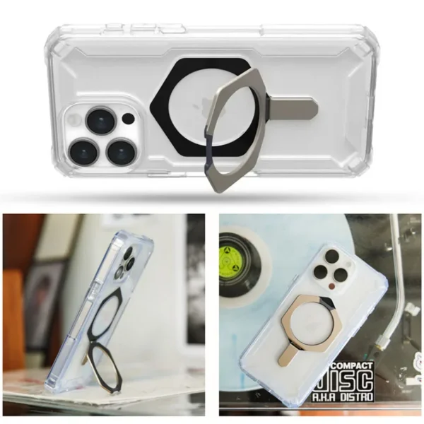 Luxus Plasma XTE MagSafe Kickstand Hülle für Apple iPhone 16 15 Pro Max 12 13 14 15 Pro Magnetische Original stoßfeste Rüstungsabdeckung 4