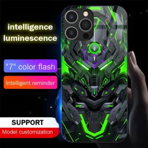 2025 Mode Beliebte Verkauf Design Smart Led Licht Musik Leuchtende Handy Fall Für iPhone 16 E 15 14 13 12 11 Pro Max XS XR SE