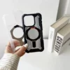 Luxus Plasma XTE MagSafe Kickstand Hülle für Apple iPhone 16 15 Pro Max 12 13 14 15 Pro Magnetische Original stoßfeste Rüstungsabdeckung 6