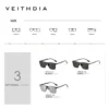 VEITHDIA männer Sonnenbrille Angeln Polarisierte UV400 Nylon Objektiv Im Freien Fahren Brillen Edelstahl Sonnenbrille Für Männliche V8226 4