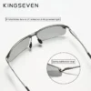 KINGSEVEN Mode Halbrahmen Sonnenbrille männer Outdoor Polarisierte UV400 Fahren Gläser Hohe Qualität Angeln Fahren Brillen 3