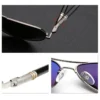 Luxus männer Polarisierte Sonnenbrille Fahren Sonnenbrille Für Männer Frauen Marke Designer Männlichen Vintage Schwarz Pilot Sonnenbrille UV400 4