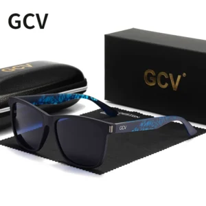 GCV Marke 2021 Neue Mode-Design Ultraleicht TR90 Quadratischen Rahmen Polarisierte Männer Frauen Weibliche Sonnenbrille Hawksbill Sport Tourismus