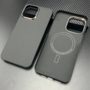 Magnetische 600D Aramid Carbon Faser Telefon Fall Abdeckung Auf Für Magsafe iphone 13 14 15 16 16e Pro Max 16Pro ProMax i14 i15 i16 512