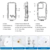 PULUZ 40 m Tauchen Fall Für iPhone 16 Pro Max 6,9'' Telefon Taste Foto Video Wasserdichte Gehäuse Abdeckung transparent Shell 3