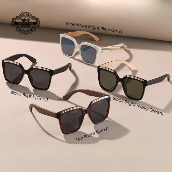 2025 neue Hohe Qualität Quadratische Holz Sonnenbrille Für Männer Polarisierte UV400 Mode Sonnenbrille Spiegel Sport sonnenbrille Fahren oculos 2