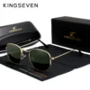 KINGSEVEN 2024 Runde sonnenbrille Weibliche Retro Reflektierende Sonnenbrille Männer Polarisierte Brillen Oculos De Sol gafas UV400 Schutz
