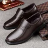 Echtes Leder Schuhe Männer Loafer Slip On Business Casual Leder Schuhe Klassische Weiche Mokassins Hombre Atmungsaktive Männer Schuhe Flache 6