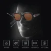 ZENOTTIC Damen-Sonnenbrille, Schmetterlings-Acetat, polarisiert, dicker Rahmen, UV400-Schutz, modische Sonnenbrille für Damen, Geschenk 4