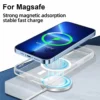 Hohe Qualität Klar Für Magsafe Drahtlose Lade Telefon Fall Für iPhone 16 15 14 13 11 Pro Max Magnetische Acryl stoßfest Abdeckung 5