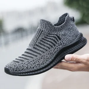 Atmungsaktive Männer Casual Schuhe Leichte Outdoor Männlichen Wanderschuhe Anti-slip männer Turnschuhe Slip auf Wohnungen Vulkanisierte Schuhe 2023