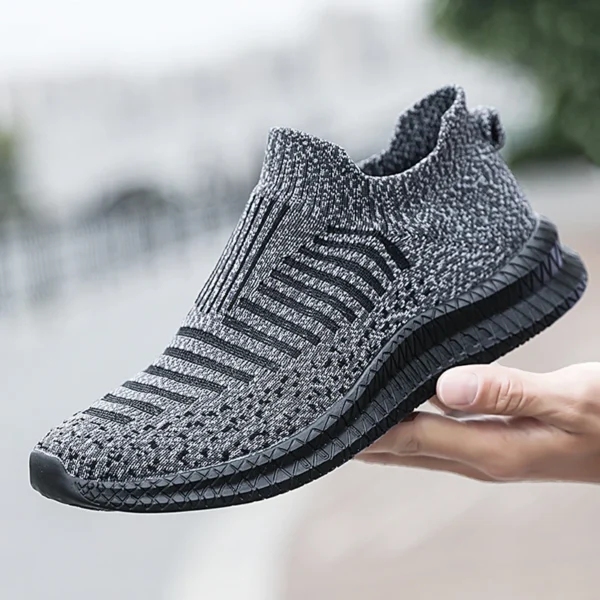 Atmungsaktive Männer Casual Schuhe Leichte Outdoor Männlichen Wanderschuhe Anti-slip männer Turnschuhe Slip auf Wohnungen Vulkanisierte Schuhe 2023