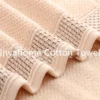 3 stücke Waffel Handtuch Set Haushalt Baumwolle Gesicht Handtuch Hand Bad Handtuch Bad Leinen Set Für Badezimmer 1 Bad Handtuch & 2 Handtücher Creme 4