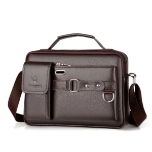 2024 neue Männer Schulter Tasche für 10,4 "Ipad PU Leder Business Handtaschen Männer Messenger Taschen Mode Mann Umhängetasche