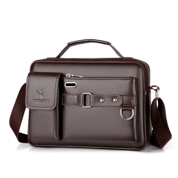 2024 neue Männer Schulter Tasche für 10,4 "Ipad PU Leder Business Handtaschen Männer Messenger Taschen Mode Mann Umhängetasche