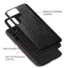 Echtleder-Handyhülle für Samsung Galaxy S25 S24 S23 Ultra S22 Plus S21 S24 25 A55 5G Schutzabdeckung 5