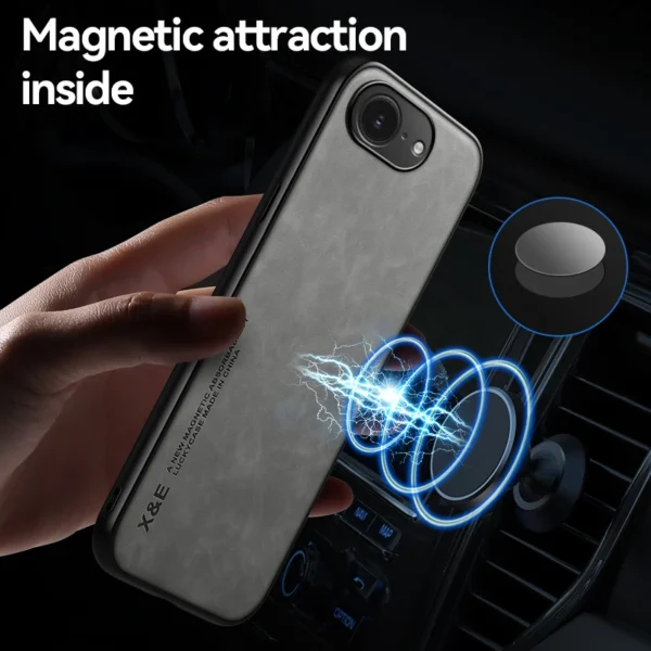 Fall Für iPhone 16e 2025 Für iPhone 16 Pro Max 16 Plus Luxus Schutzhülle Auto Halter Telefon Coque Fundas 4