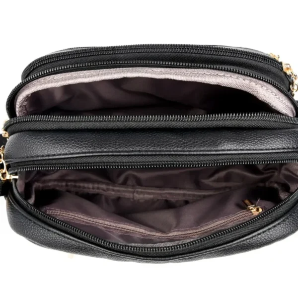 Hohe Qualität Weiche Leder Geldbörse Mode Frauen Schulter Messenger Tasche Multi-tasche Tragen-beständig Tasche Luxus Damen Handtasche sac 6