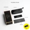 CAPONI ovale Herren Sonnenbrille photo chrome polarisierte Sonnenbrille für Männer schützen UV-Strahl super leicht treibende schwarze Brille bs520 6
