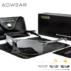AOWEAR Aluminium Randlose Photochrome Sonnenbrille Männer Polarisierte Tag Nacht Fahren Gläser Chameleon verfärben Objektiv Brillen Gafas 4