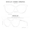 BARCUR Polarisierte Cat Eye Sonnenbrille Frauen Gradienten Runde Sonnenbrille für Frauen Oculos Lunette De Soleil Femme 3