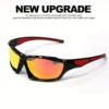 Modische Sport-Sonnenbrille, polarisiert, UV-Schutz, personalisierte Brille, runder Rahmen, Metall, Herren- und Damen-UV400-Brille 4