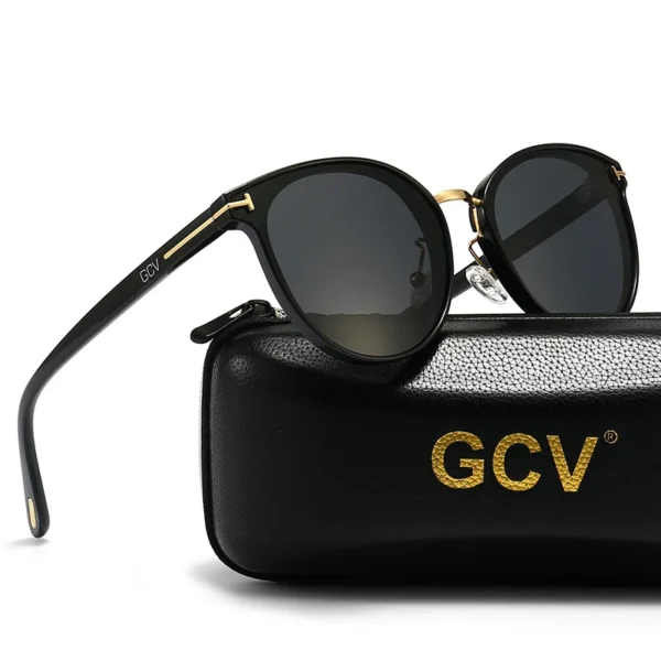 2025GCV Polarisierte Dame Sonnenbrille Cat Eye Mode Sonnenbrille Luxus Frau Weibliche Marke Ultraleicht Rahmen Tourismus Party Leisu 3