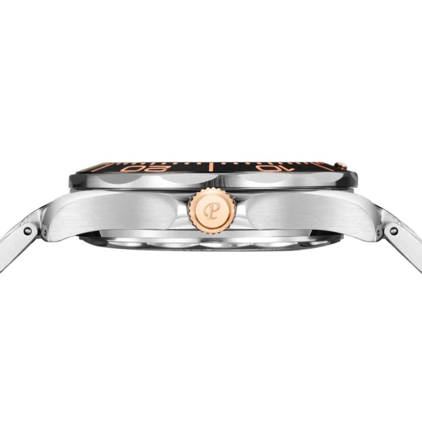 Neue Parnis 42 mm weißes blaues Zifferblatt Gold Silber Miyota 8215 automatische mechanische Herrenuhr Edelstahlarmband 4