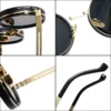 Neue Einstellbare 1-9 Sonnenbrille Punk Polarisierte Sonnenbrille Männer Frauen Runde ND Filter Linsen Retro Angeln Brillen Shades 3